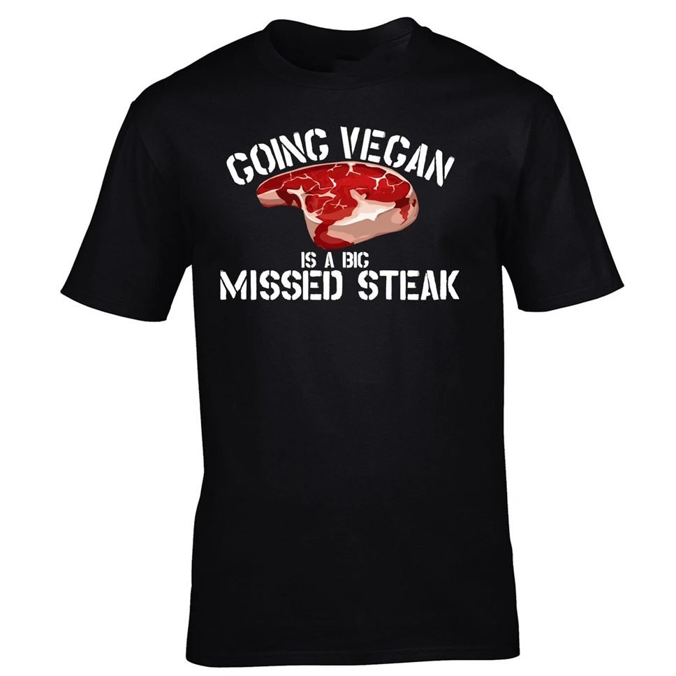 Funny Meat Eater T Shirt Going Vegan Is A Big Mistake Butcher Carnivore
