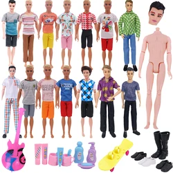 Vêtements pour barbie, veste de costume à manches courtes, pantalon fait à la main, adapté aux poupées Ken, jouets pour enfants, cadeau de Festival, accessoires pour enfants 