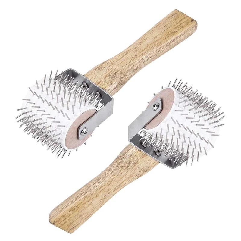 

Bee Uncapping Needle Punch Roller with Wooden Handle/Honey Extractor/Stainless Steel Needle/Honeycomb Beekeeping Equipment/Bee H