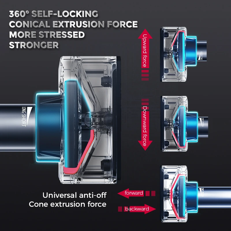 INNSTAR Pull-up Bar 360 Self-locking Door Wall Horizontal Bar Workout Sport 400kg Adjustable Training Bars Fitness Gym Equipment