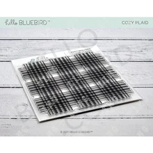 2022 New Special Sale Cozy Plaid Silicone Stamps Maker Reusable Handmade Diy Scrapbooking Diary Paper Gift Decoration Embossing