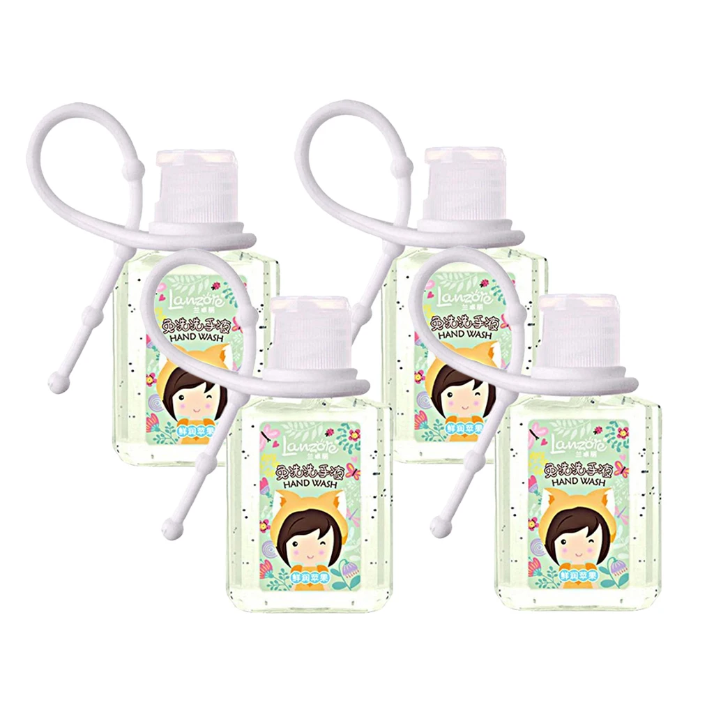 4Pcs 30ml Hand Soap Gel Sanitiser Cleaning Disposable Portable Antiseptics Moisturizing Liquid for Kids Adult | Дом и сад