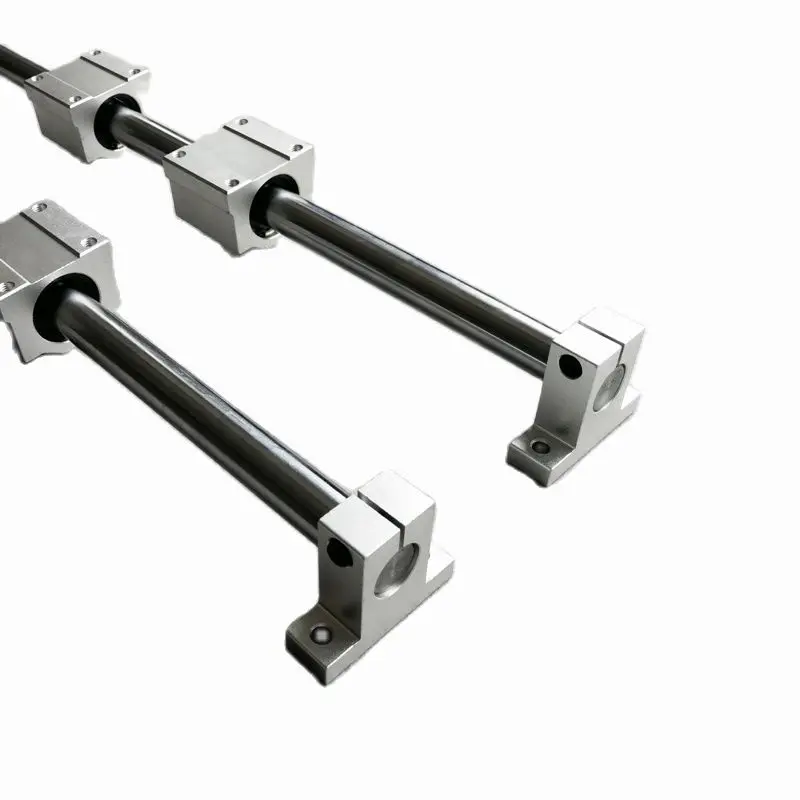 Buy Sourcing Linear Rail Bearings Kit 10mm X 500mm Linear Guide Rails ...
