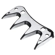 Прочные Овцы козы расческа Стрижка клипер прямые Изогнутые 4 зубные лезвия альтернатива для овец клиперы ножницы часть