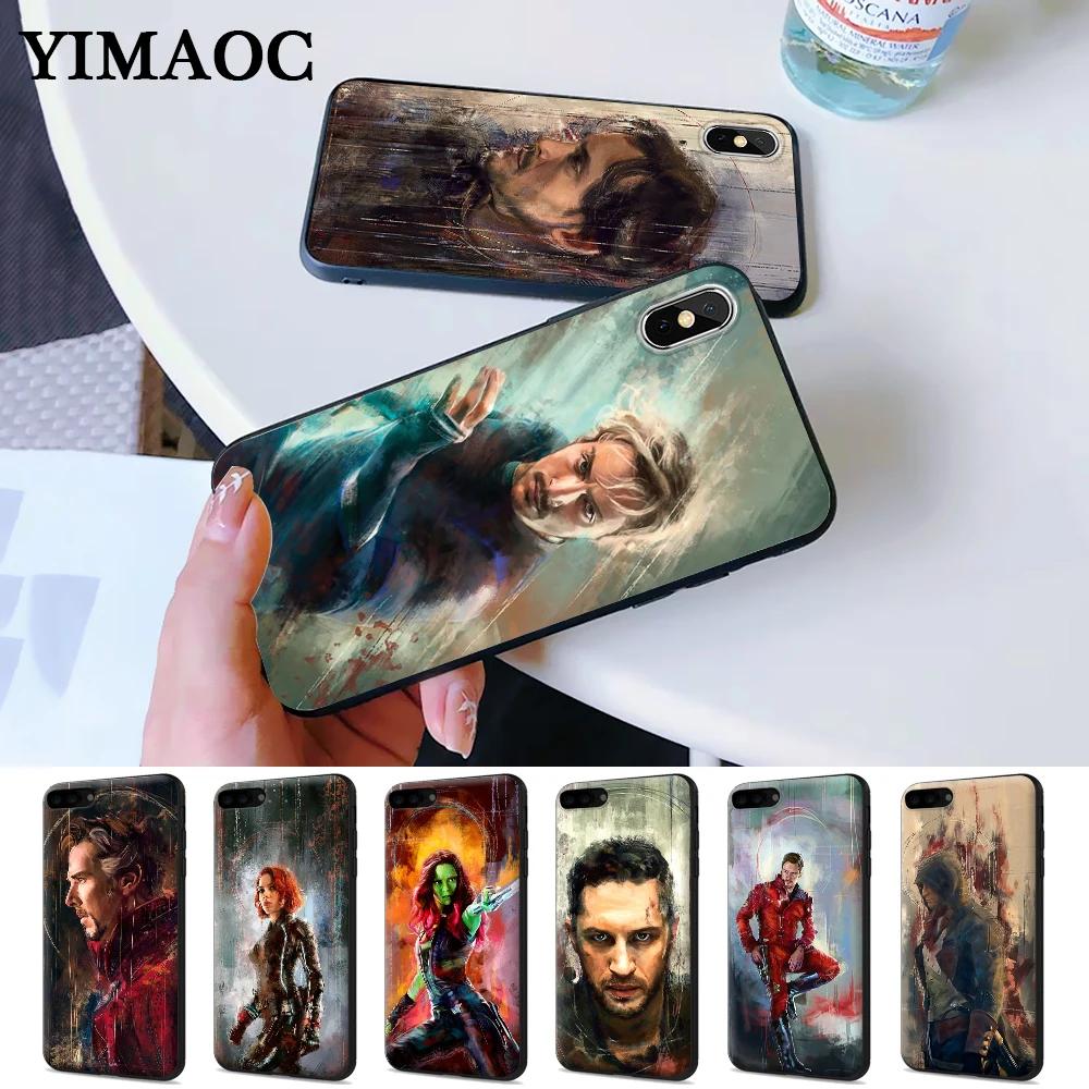 

Marvel Deadpool Gamora Banner Loki Silicone Case for iPhone 5 5S 6 6S Plus 7 8 X XS Max XR
