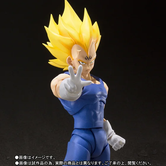 Аниме Dragon Ball Z Super Saiyan моделирование MaJin Вегета совместный подвижный ПВХ фигурка