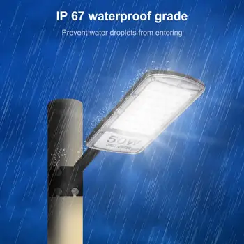 

2pcs 50W Led Street Light Waterproof IP67 220V Led Streetlight Road Garden Lamp White Light Led Spotlights Wall Lamp Cool White