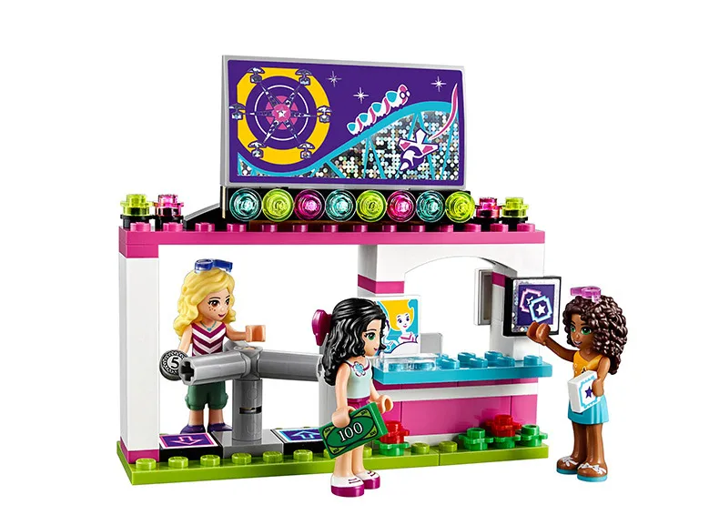 Comprar 10563 chicas amigas 1124 Uds Parque de Atracciones Montaña Rusa bloques de construcción juguetes compatibles con 41130 amigos legoinglys