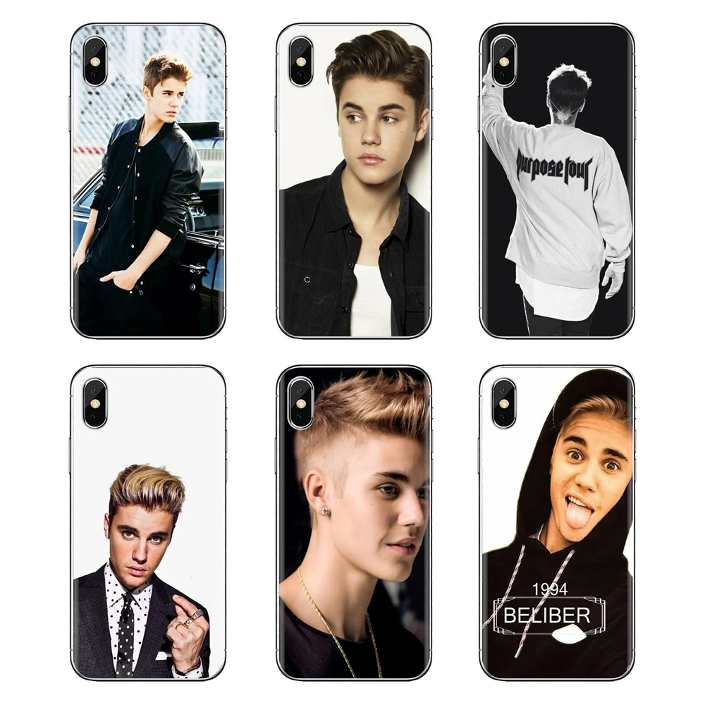 Justin Bieber Wallpaper For Phone For Iphone Xs Max Xr X 4 4s 5 5s 5c Se 6 6s 7 8 Plus Samsung Galaxy J1 J3 J5 J7 A3 A5 Tpu Case Fitted Cases Aliexpress