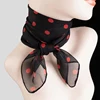 Fashion Chiffon Polka Dot Scarf For Woman Female Retro Temperament Polka Dot Square Scarf Multicolor Polka Dot Neckerchief 4