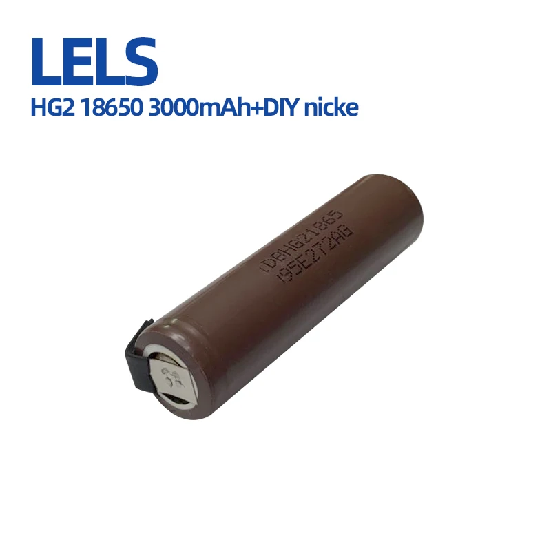 LELS HG2 18650 3000 мАч 3 7 в батарея с высоким током разрядки 30A перезаряжаемая потоком