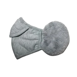 Two-In-One Winter Cold And Dustproof Plush Cotton Cycling Ski Mask Adjustable Earmuffs With Nostril Warm Earmuffs