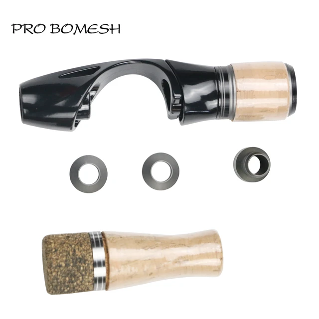 Pro Bomesh 1 Set Cork Handle Spinning Reel Seat Trout Fishing Rod