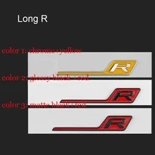 Long R Emblem for Emblem Car Styling Trunk Sticker Mercedes Benz AMG GT GT43 GT50 GTR GTS GTC C63S E63S GLC63S GLE63S