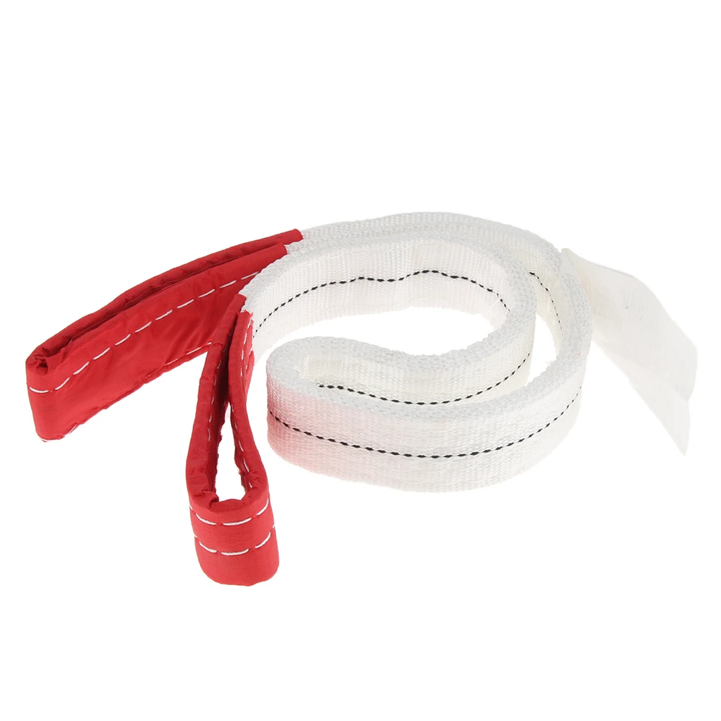 

1m Car Tow Cable Towing Pull Strap Rope with Hooks 1 Ton Load