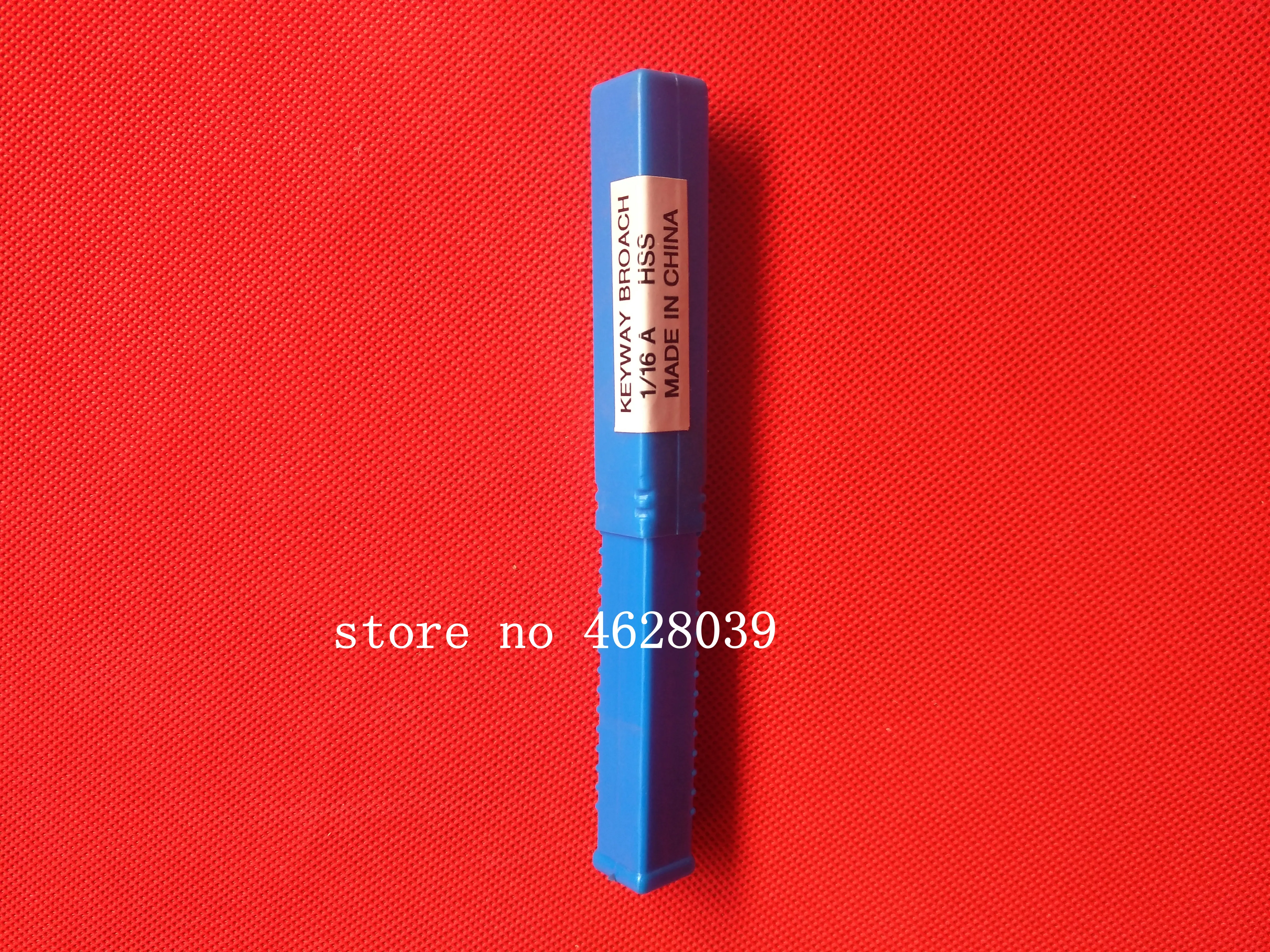 Keyway Broach 1/16" Inch A Push Type High Speed Steel HSS Cutting Tool for CNC Broaching Machine Metalworking