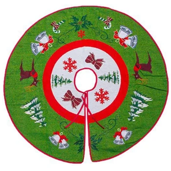 

1Pcs Christmas Tree Skirts Decoration Carpet Merry Christmas Decorations for Home Market Xmas Tree Skirts New Year Decoration 40