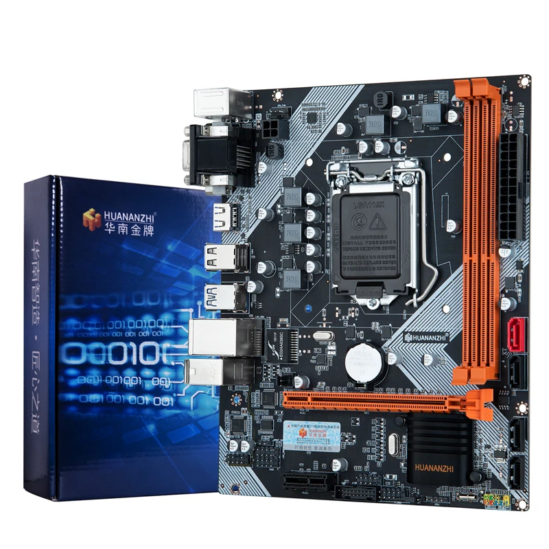 HUANANZHI B75 настольная материнская плата LGA1155 для i3 i5 i7 процессор поддержка ddr3 памяти