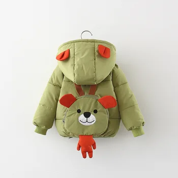 

Baby Jacket Winter Boys Coats Cotton Cartoon Thick Warm Kids Outwears Infant Baby Boys Clothing Birthday Jackets Toddler Clothes