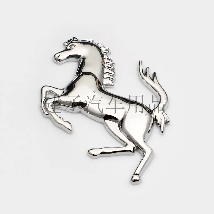 Автомобильная металлическая наклейка Ferrari Автомобильная наклейка s Horse бампер наклейка s металлическая Модифицированная стандартная металлическая Автомобильная наклейка