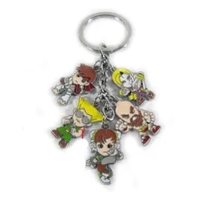 Внешняя торговля Горячая уличный Боец цветная металлическая кукла 5 кулон брелок масляная капля эпоксидная Закладка сопутствующие продукты