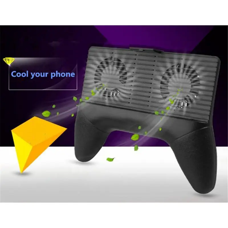  Mobile Phone Game Controller Multifunctional Cooling Bracket Cooling Fan Radiator and Power Bank Ch