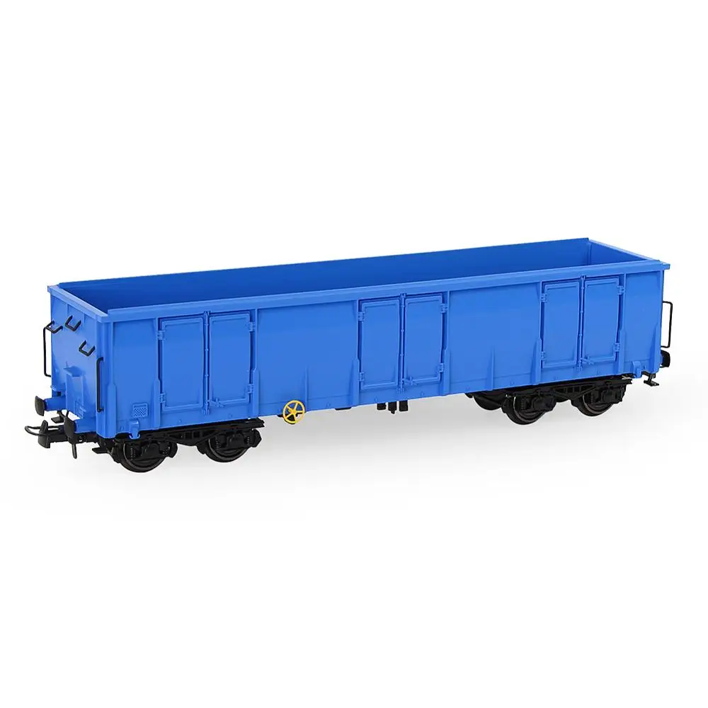 3 шт. HO Scale 1:87 высокая сторона Гондола синий железнодорожный вагон модель