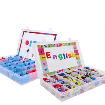 

English Letters Magnetic Stickers Children's Early Education Toy Eva Uppercase Lowercase Letters English Magnetic Stickers Toy