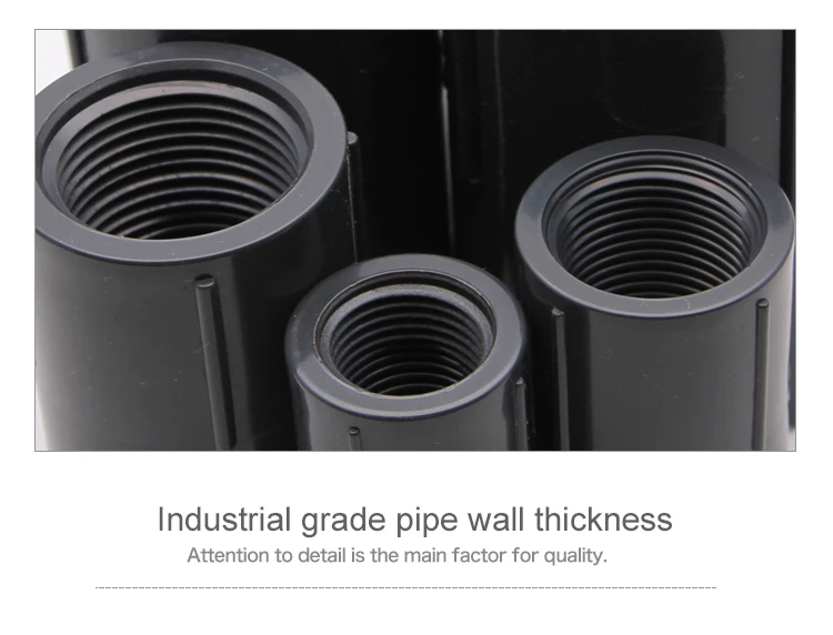 conector de rosca tubo comum pvc conector irrigação jardim