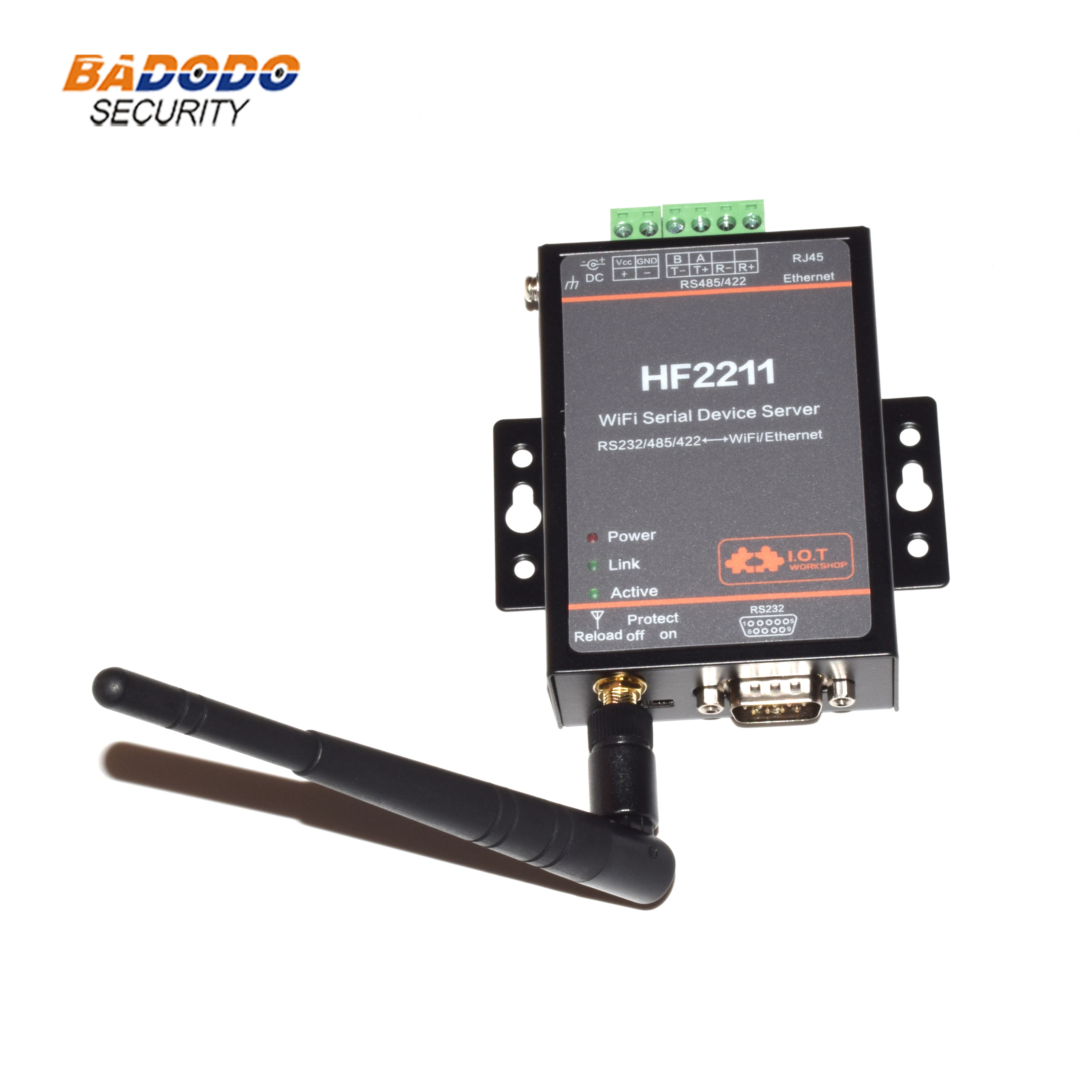 Последовательный сервер HF2211 RS232/RS422/RS485 для Wi Fi/Ethernet Поддержка TCP/IP/Telnet/Modbus сетевой