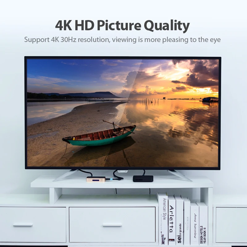 Vention HDMI сплиттер 1 в 4 выхода переключатель 4K HDCP 2 0 1x2 1x4 адаптер с питанием для Xbox PS4