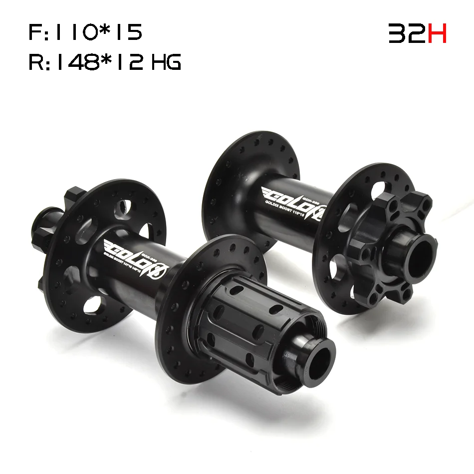 Paire De Roues VTT 32 Trous - Moyeux Pour Frein à Disque 6 Troux - 100/135mm