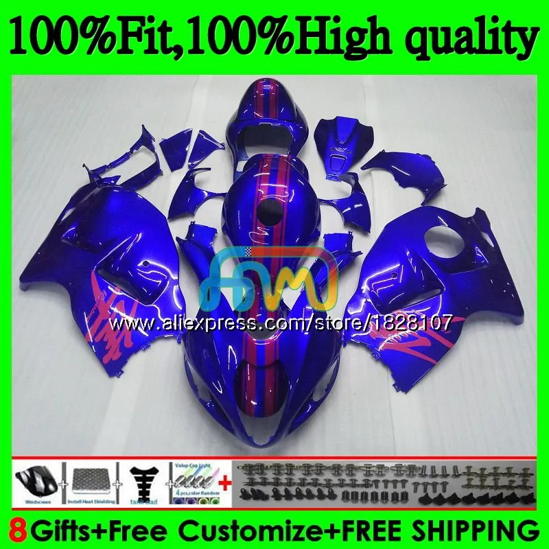Инъекция для SUZUKI Hayabusa GSXR 1300 синяя розовая GSXR-1300 57BS.219 GSXR1300 08 13 14 15 16 2008 2013 2014 2015 2016