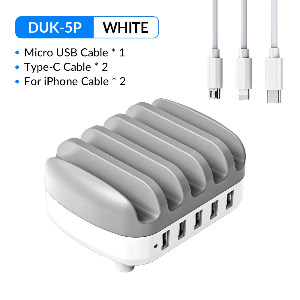 White with Cable