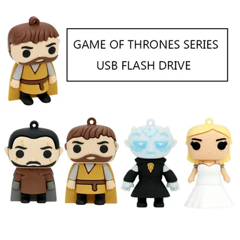 

USB Flash Drive "Game of Thrones" Cartoon Pen Drive Pendrive U Disk 4GB 8GB 16GB 32GB 64GB Cle Memory Stick External Storage