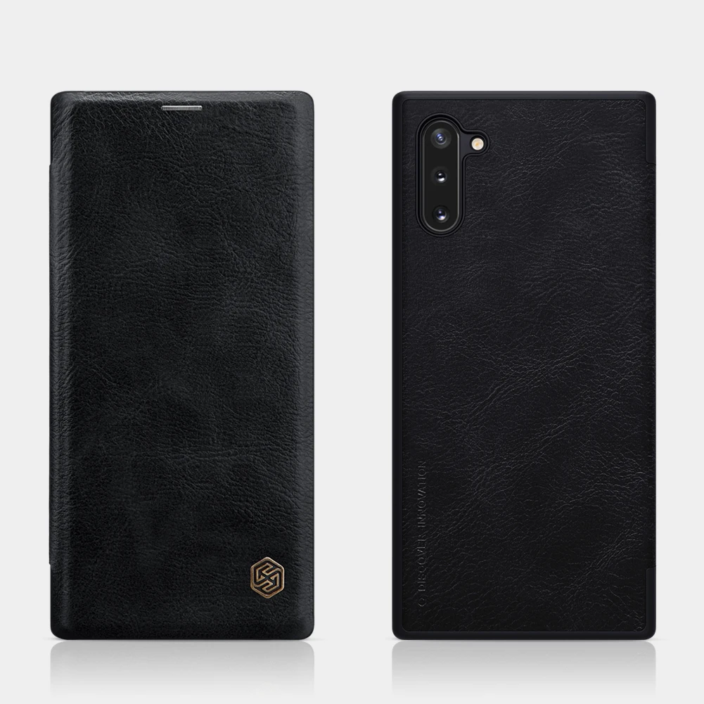 Caes Для samsung Galaxy Note 10 Pro Plus Nillkin Qin серии Чехлы для Xiaomi samsung Galaxy Note 10 Чехол