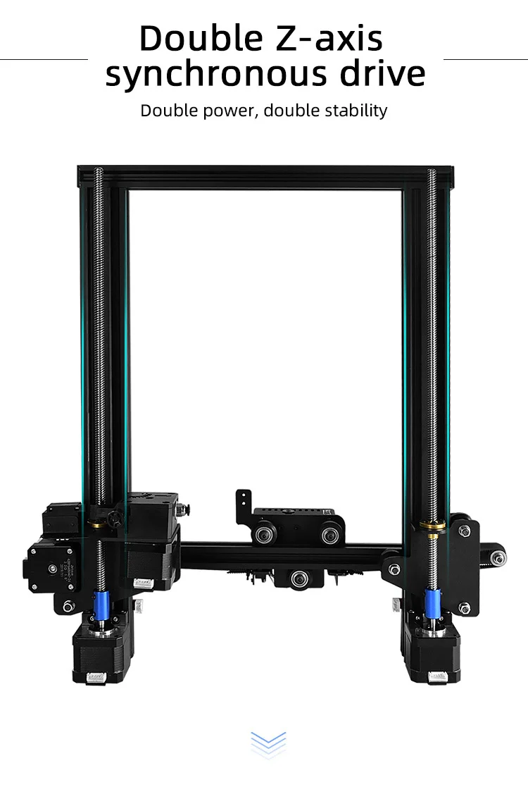 US $349.00 Ideaformer Giant New 3D Printer Big Size FDM TMC2208 Driver Full Metal Printer 400400450mm 3D Printer DIY Kit SelfAssemble