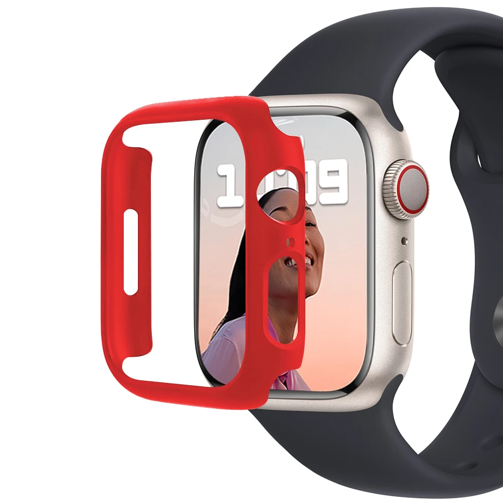 Cover for Apple Watch  45mm 41mm  44mm  40mm 42mm 38mm Shock-Proof Resist Bumper Protective Case for iWatch SE 7 6 5 4 3 2 1