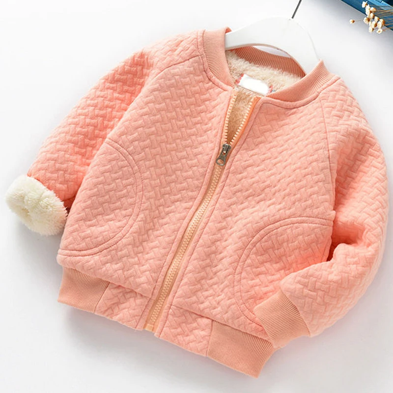 Sodawn/пальто для малышей; коллекция года; осенне-зимняя куртка для маленьких девочек; детская верхняя одежда; плотное пальто; детская одежда для мальчиков и девочек - Цвет: BN216-Pink