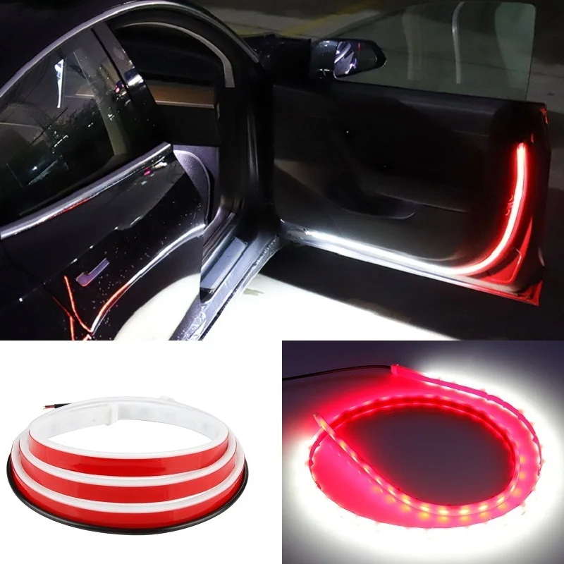 

OKEEN Universal Car Door Decoration Light Strips Strobe Flowing Light Safety 12V LED Opening Warning LED Lamp Strip Waterproof