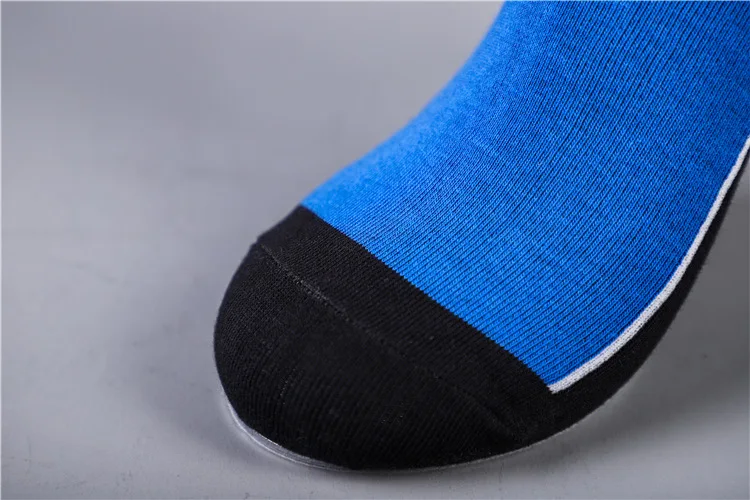 Сшитые цветные носки с буквенным принтом, мужские хлопковые носки на осень и зиму, Дышащие Модные повседневные корейские спортивные тренды