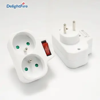 

16A EU Power Strip Plug France Type Socket Electronic Socket Home Office Surge Protector EU Plug Extension Smart Socket white