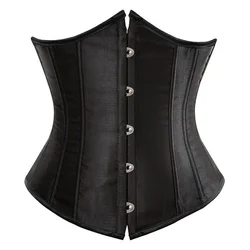 Women Mini Underbust Corset and Waist cincher Bustiers Top Workout Shape Body shaper Plus Size Underbust sexy women Corset S-6XL