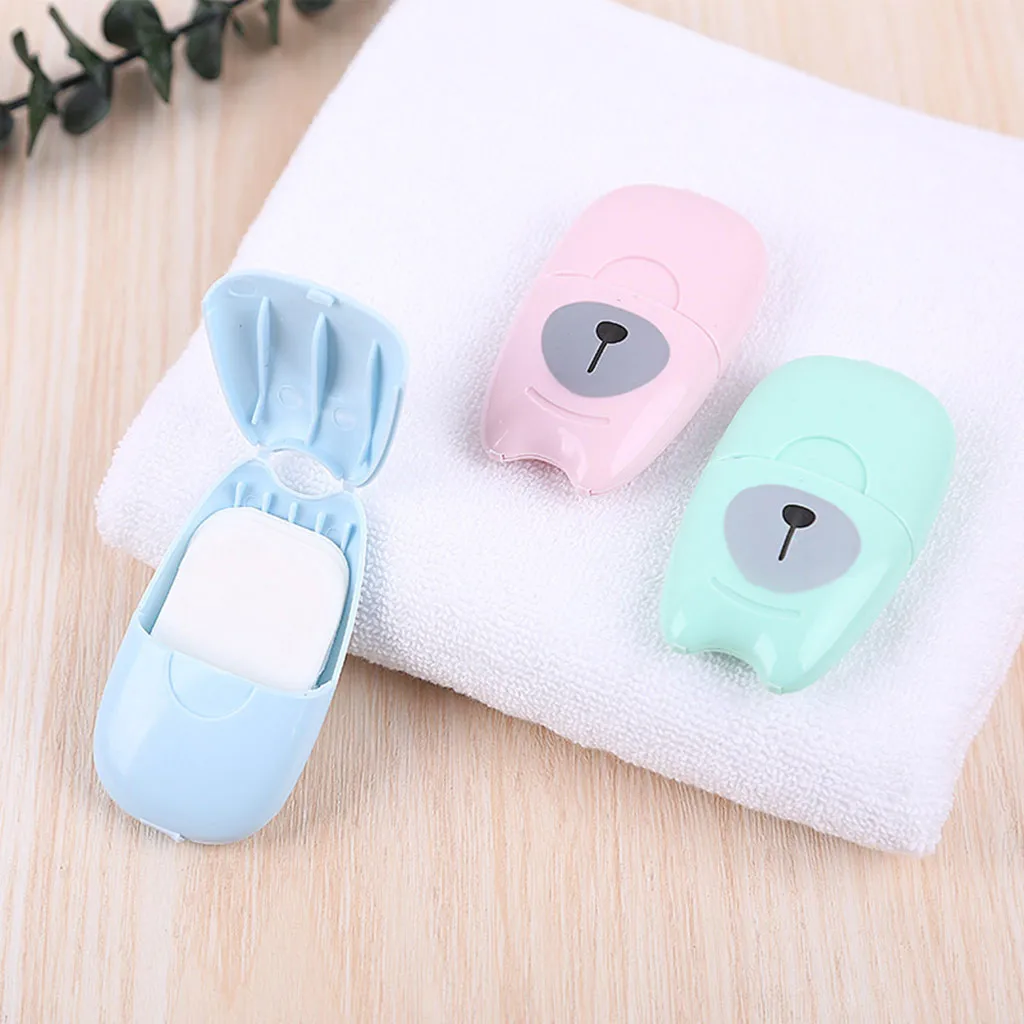 Travel Disposable Soap Tablets Boxed Soap Paper Portable Small Soap Tablets Oct#01