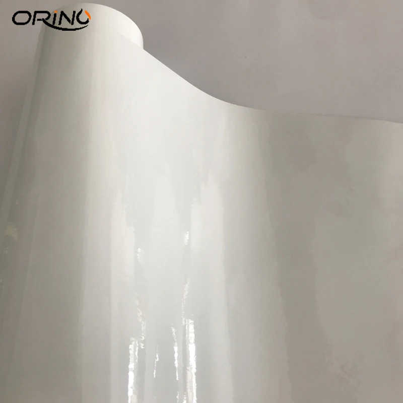 White Gloss Car Wrap Foil Sticker-2