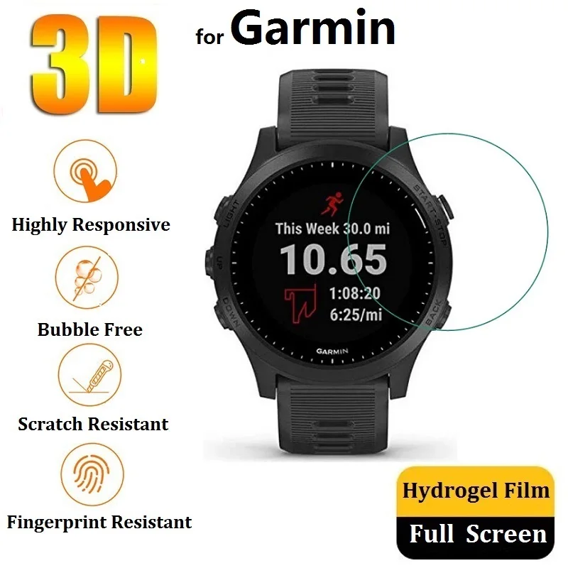 3D Гидрогелевая Защитная пленка для Garmin Forerunner 945 935 745 735 645 630 620 245 235 230 225 220 (не