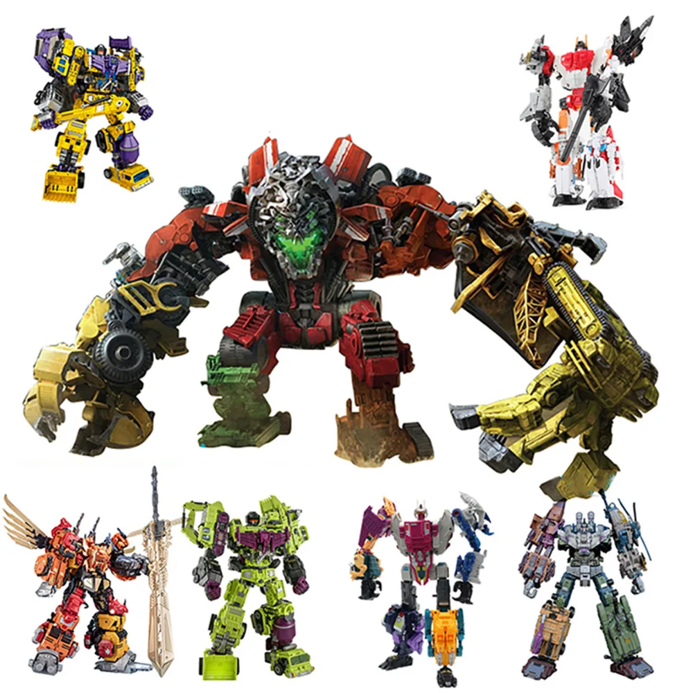 BMB JINBAO HZX NBK G1 Transformation Action Figure Predaking Bruticus Abominus Devastator Defensor Combiner Model Children Toys | Игрушки и