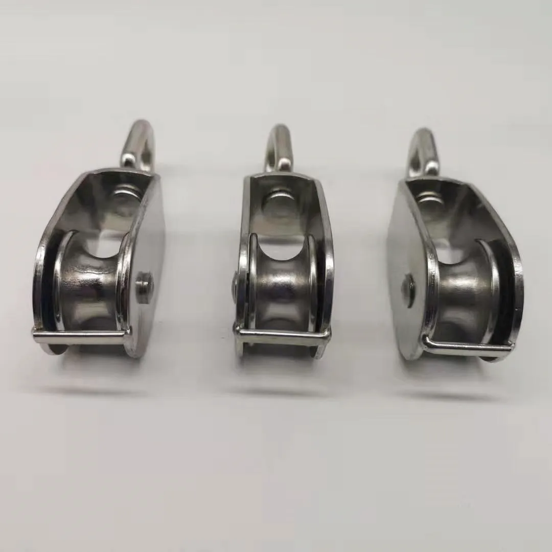 KCNOFNC Katrol met 2 kogellagers, 304 roestvrij staal, fitnesskatrol, 32 mm V-type katrollen voor 10 mm touwen, staalkabel, draagkracht 250 kg, 1 stuk