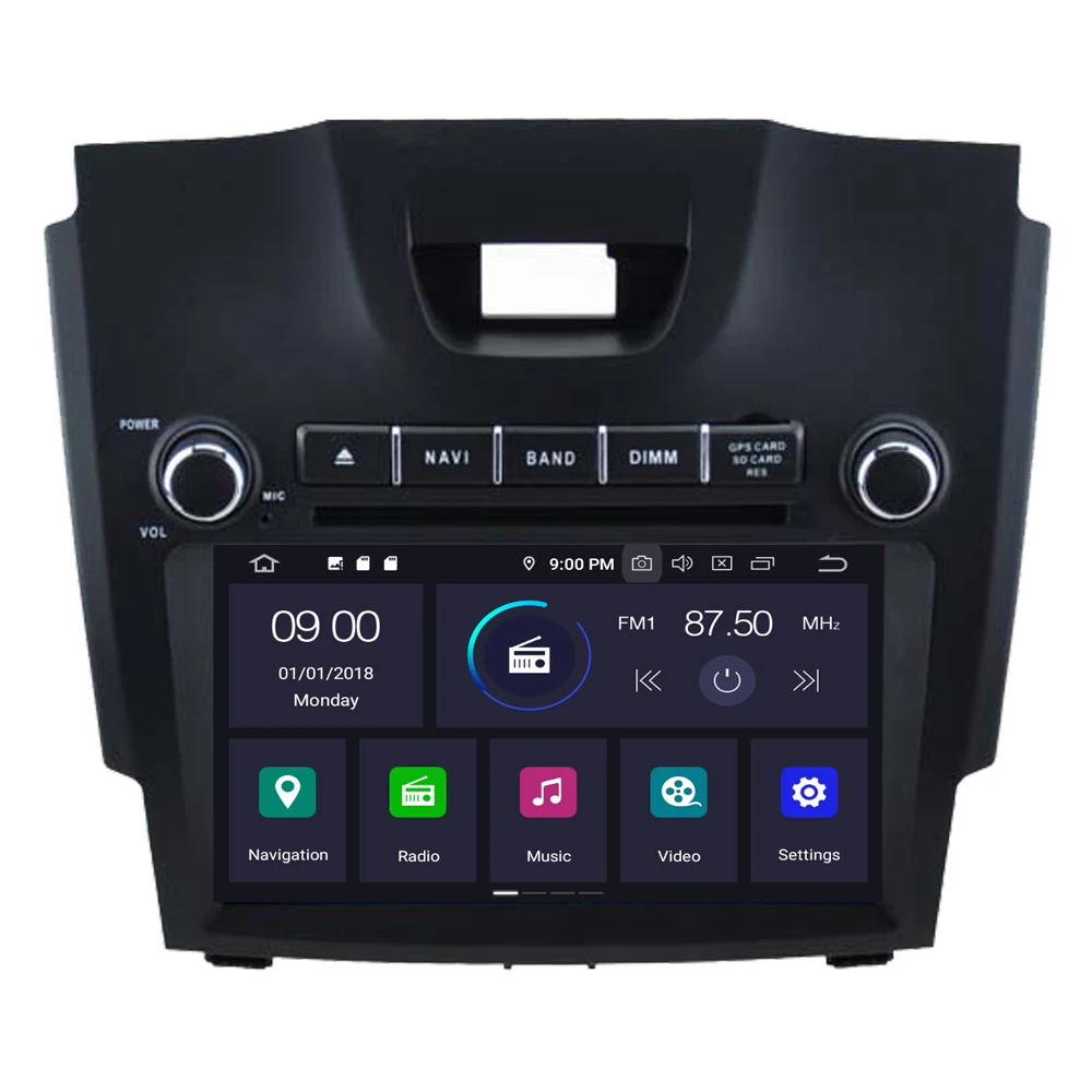 Best RoverOne Car Radio DVD GPS For Chevrolet S10 Colorado Trailblazer For Isuzu D-max Android 9.0 Octa Core Multimedia Player 3
