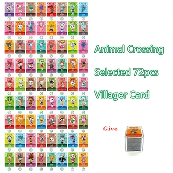 

Selected Hot 72pcs Animal Crossing Villagers Mini Card Ntag215 Tags NFC Game Cards NS Switch WiiU With Crystal Box Free Shipping